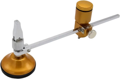 RetLeen 24-Inch Adjustable Circular Glass Cutter with Suction Base – Precision Compass -Style Glass Cutting Tool with Tungsten Carbide Wheel for Glass, Tiles & Mirrors Glass Cutter