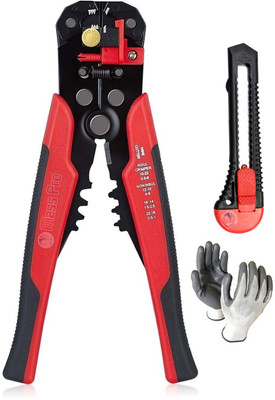 Mass Pro Unique Multifunction Professional Automatic Stripper Multi Tasking Wire Stripping, Cutting, Crimping 10-24 AWG (0.2-6.0mm²) Wire Cutter