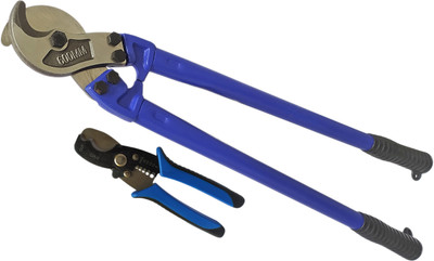Inditrust 24inch Cable and wire cutter with 1pc Wire stripper cutter Professional CR-V Metrial Wire Cutter