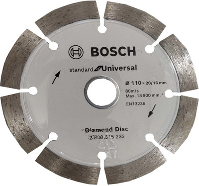 BOSCH 2608615232 MARBLE/GRANITE/CONRETE/BRICK CUTTING BALDE 110X20/16MM - Pack of 5 PCS Nipper