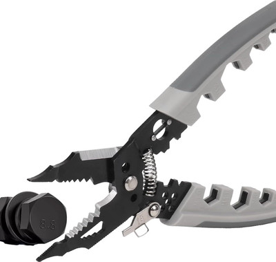 GVJ TRADERS Wire Stripper Tool, Wire Strippers Crimping Tool, Crimper with Splitting wire stripping pliers 28-in-1 powerful wire pulling pliers for cutting wires Wire Cutter