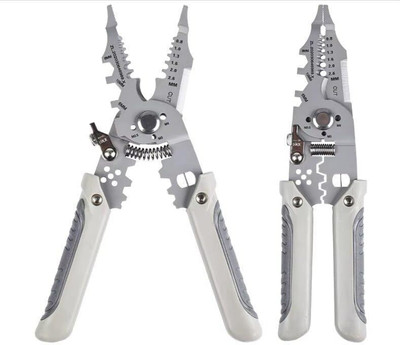 Ziya's Home 21 in 1 Multifunctional Wire Stripper & Cutter Crimping Tool Plier Cable Cutter Crimping Precision Stainless Steel Hand Tool for Electrician Decrustation Tool Wire Cutter
