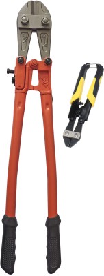 Inditrust Heavy duty Orange 24inch Bolt cutter & 8inch Bolt/Wire cutter (Pack of 2) Professional CR-V Metrial Bolt Cutter