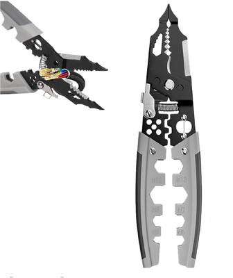 GOPINATH AUTOLINK Wire Stripper 28 In 1 Vanadium cutter Pliers Cutter Precision Tool Multifunctional Wire and Cable Stripping, Cutting, Winding Wire Cutter