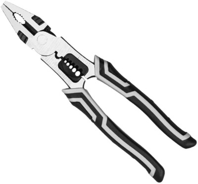 Taxila 5 in 1 Wire Stripping Tool Wire Cutter With Gripping, Wrench, Crimping Hand Tool Lineman Plier(Length : 8.5 inch)