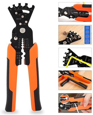 Prim Enterprise Multifunction 5-in-1 Wire Stripping Tool 5-in-1 Wire and Cable Stripping, Cutting, Winding, Crimping Precision Wire Cutter