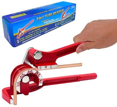 NITYA 3 In 1 Copper Pipe Bender, 0-180 Degrees Tubing Bender 6mm/8mm/10mm Tubing Bender Pipe Cutter