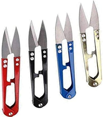 BLJIENT THREAD CUTTER SEWING TOOL THREAD FABRIC TAILOR CUTTER (PACK OF 4)FABRIC CUTTER. Metal Cutter