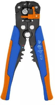 GSK Cut Automatic Wire Stripper with Micro Adjuster Knob & Wire Stopper 3-in-1 Stripping, Cutting, and Crimping Tool for Precision Electrical Work Wire Cutter
