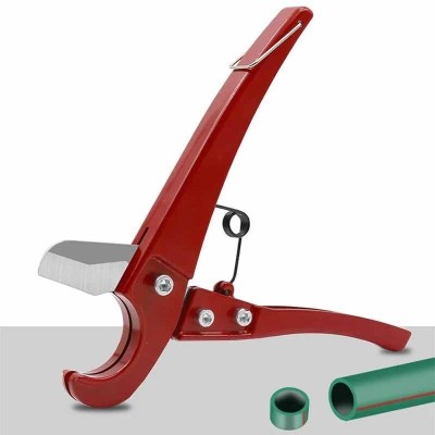 uptodatetools 32mm Pipe Cutter PE PVC PPR Hose Plastic Plastic Pipe Water Tube Hose Cutter Scissor Knife Cut Ratchet Plumbing Tool Pipe Cutter