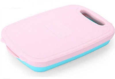 SONGMICS 9 in 1 Chopping Board, Multi - Function Board Kitchen Folding Drain Basket Plastic Cutting Board(Blue, Pink Pack of 1 Dishwasher Safe)