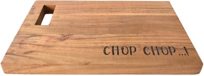 CASA DECOR Chop-Chop Chopping Board Wooden Cutting Board(Brown Pack of 1 Dishwasher Safe)