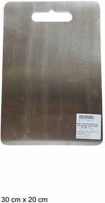 Parivar chopping board Stainless Steel Cutting Board(Steel Pack of 1 Dishwasher Safe)