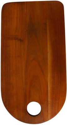 MS UNIQUE HANDICRAFTS Wooden Chopping & Serving Board – Multipurpose Kitchen & Dining Tray Wooden Cutting Board(Brown Pack of 1 Dishwasher Safe)