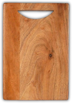 BASKBY Baskby Acacia Wood Cutting/Chopping Board | Premium Chopping Boards 24x34x1.8CM Wooden Cutting Board(Brown Pack of 1 Dishwasher Safe)
