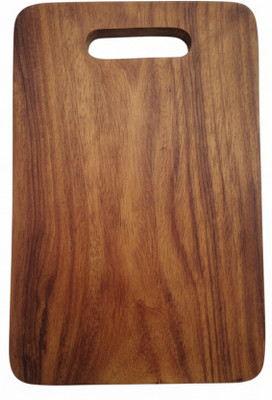 ZXMART CHOPPING_BOARD_01 Wooden Cutting Board(Brown Pack of 1 Dishwasher Safe)