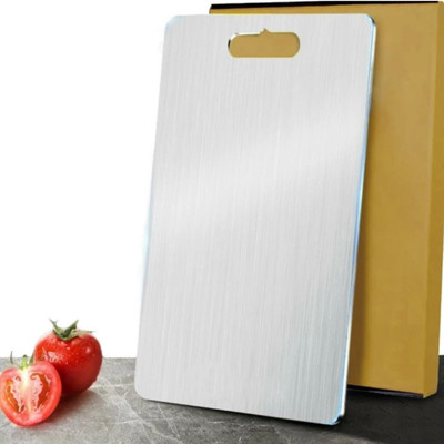 Well Set Multipurpose Chopping and Cutting Board for Kitchen, Vegetables Board Matt Stainless Steel Cutting Board(Steel Pack of 1 Dishwasher Safe) deal from flipkart