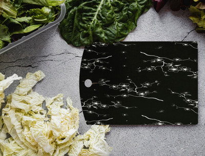 ADK Best Professional Chopping Boards Wooden Cutting Board(Black Pack of 1)