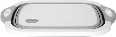 Skindora Cutting and washing board Silicone Cutting Board(Grey Pack of 1 Dishwasher Safe)