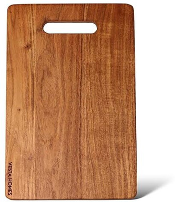 ALPHA CRAFT Rectangular Chopping Board for Home & Kitchen Wooden Cutting Board(Brown Pack of 1 Dishwasher Safe)