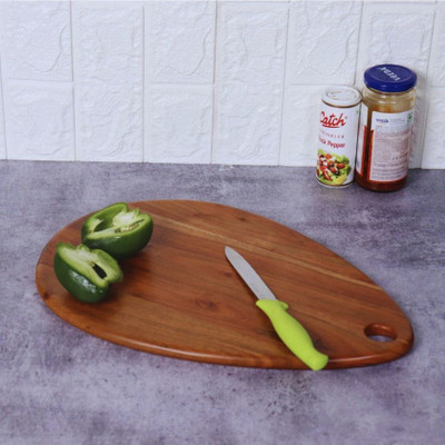 AMAN CRAFT Wooden Cutting Board(Pack of 1 Dishwasher Safe)