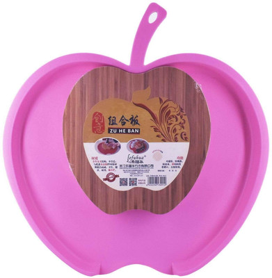 moradiya fresh by MORADIYA FRESH Apple Shape Chopping Board Vegetable & Fruit Slicer(1 x Apple Shape Chopping Tray)
