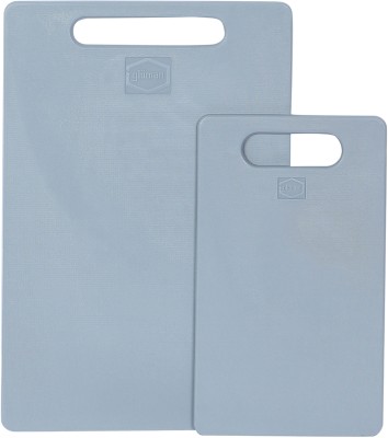 Gluman Chopping Board Big + Small Combo, Durable HDPE, Anti-Bacterial Polypropylene Cutting Board(Grey Pack of 2 Dishwasher Safe)