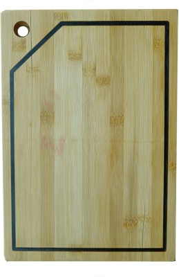 Shoppernation Resin Coated Wooden Cutting Board | Chopping Board with Juice Groove Wooden Cutting Board(Beige Pack of 1)
