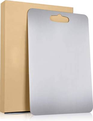 Angelware Stainless Steel Kitchen,Choping Board Vegetable,Fruit Cutter,vegitable Chopper Stainless Steel Cutting Board