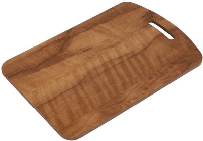 KUNJVAL Wooden Kitchen Chopping Board For Vegatable Chop Wooden Cutting Board pack of 01 Wooden Cutting Board(Brown Pack of 1 Dishwasher Safe)