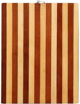 JOMINO Chopping Board with Knife & Scissors Cutting Board Multipurpose for Kitchen Bamboo Cutting Board(Multicolor Pack of 1 Dishwasher Safe)