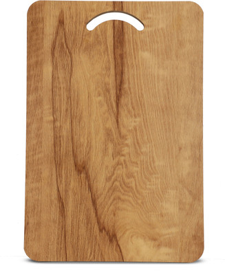 Simran Enterprise Wood Chopping Cutting Board for Kitchen - BPA Free, Eco-Friendly (33 cmx 23 cm) Wooden Cutting Board(Brown Pack of 1 Dishwasher Safe)