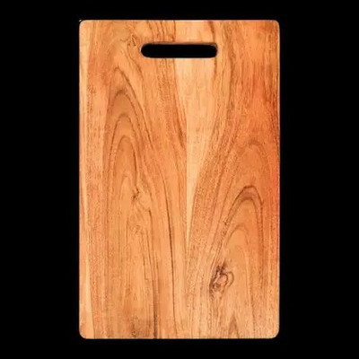 Wozzbuy Wood Chopping Cutting Board-H Wooden Cutting Board(Beige Pack of 1 Dishwasher Safe)