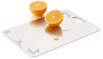 Smartcart SMARTCART Durable Stainless Steel Chopping Board Stainless Steel Cutting Board(Silver Pack of 1 Dishwasher Safe)