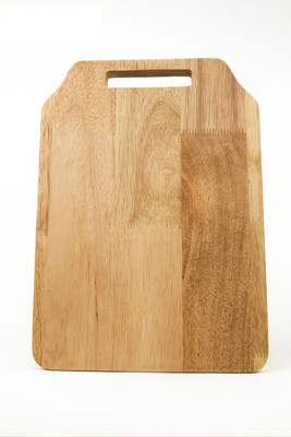 WoodenGems EcoSlice Rubberwood Cutting Board - Small | Premium Chopping Board for Kitchen Wooden Cutting Board(Brown Pack of 1)