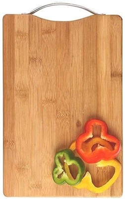 BBD Kitchen Shop Wooden Chopping Board with Handle,Fruits, Vegetables, Fish, Chicken & Meat cutting board Wooden Cutting Board(Brown Pack of 1 Dishwasher Safe)