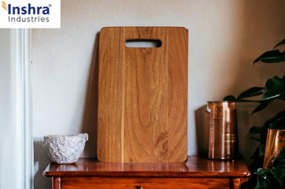 Inshra Inshra Acacia Wood Chopping cutting Board For Vegetables Fruits and Meat Wooden Cutting Board(Brown Pack of 1 Dishwasher Safe)