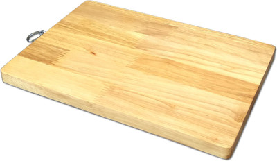 OXFORD Kitchen Vegetable, Fruits, Meat, Cheese and Serving Tray Wood Cutting Board(Beige Pack of 1 Dishwasher Safe)