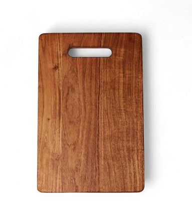 ganeshwerhouse Natural Bamboo Wood Chopping Cutting Board for Kitchen Vegetables Bamboo Cutting Board(Pack of 1 Dishwasher Safe)