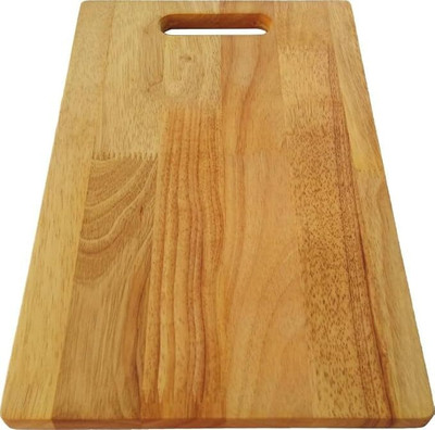 DC Enterprise Wood Chopping Cutting Board for Kitchen - BPA Free, Eco-Friendly (33 cmx 23 cm) Wooden Cutting Board(Brown Pack of 1 Dishwasher Safe)