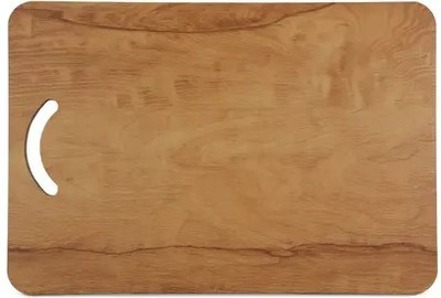 Wozzbuy Wood Chopping Cutting Board-a Wooden Cutting Board(Beige Pack of 1 Dishwasher Safe)