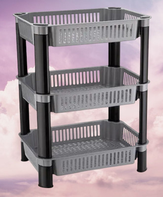 VYOM ENTERPRISE Plastic Storage Basket(Pack of 1)