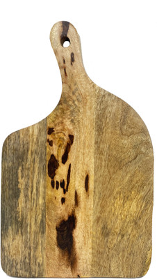 Rock Tawa Rock Tawa Mango Wood Chopping Board Rectangular 11.8 inches Wooden Cutting Board(Brown Pack of 1 Dishwasher Safe)