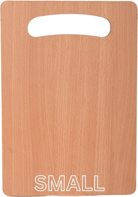 Rioz Handcrafted Wooden Chopping & Serving Board for Kitchen|Vegetables|Fruits|Small Wooden Cutting Board(Brown Pack of 1 Dishwasher Safe)