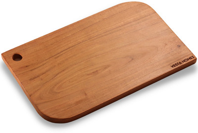Vesta Homes Acacia Single Block Large Chopping / Cutting Board Wooden Cutting Board(Brown Pack of 1)