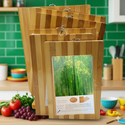 HYDEAL Hydeal-Chop_Board Wooden Cutting Board(Brown Pack of 1 Dishwasher Safe)