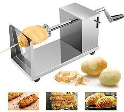 JISHAENTERPRISE by NA Twister potato spiral spring role machine, potato tornado cutter machine Potato Slicer(1 x Potato spiral machine)