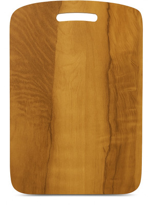 APRIXE Wooden Chopping Board | Durable, Eco-Friendly, Multipurpose | For Kitchen Use Wooden Cutting Board(Brown Pack of 1 Dishwasher Safe)