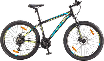 hercules roadeo hank 26t 21 speed premium geared cycle pitch black