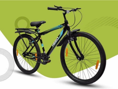 RRTRADING Hero Next 26T Bicycle for 12+ years (unisex) 26 T (inch) Mountain Cycle(Single Speed, Black, Rigid)